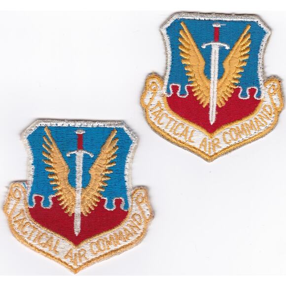 Set of 2 Vietnam ERA USAF Air Force Tactical Air Command (TAC) Flight Patch 1131 - Picture 1 of 5